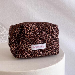 Leopard Makeup Bag