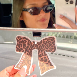 Leopard Print Bow Air Freshener