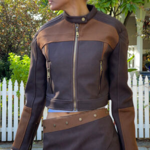 Lioness Chocolate Nueve Biker Jacket