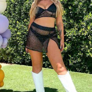 Starman Black Sparkle Bralette